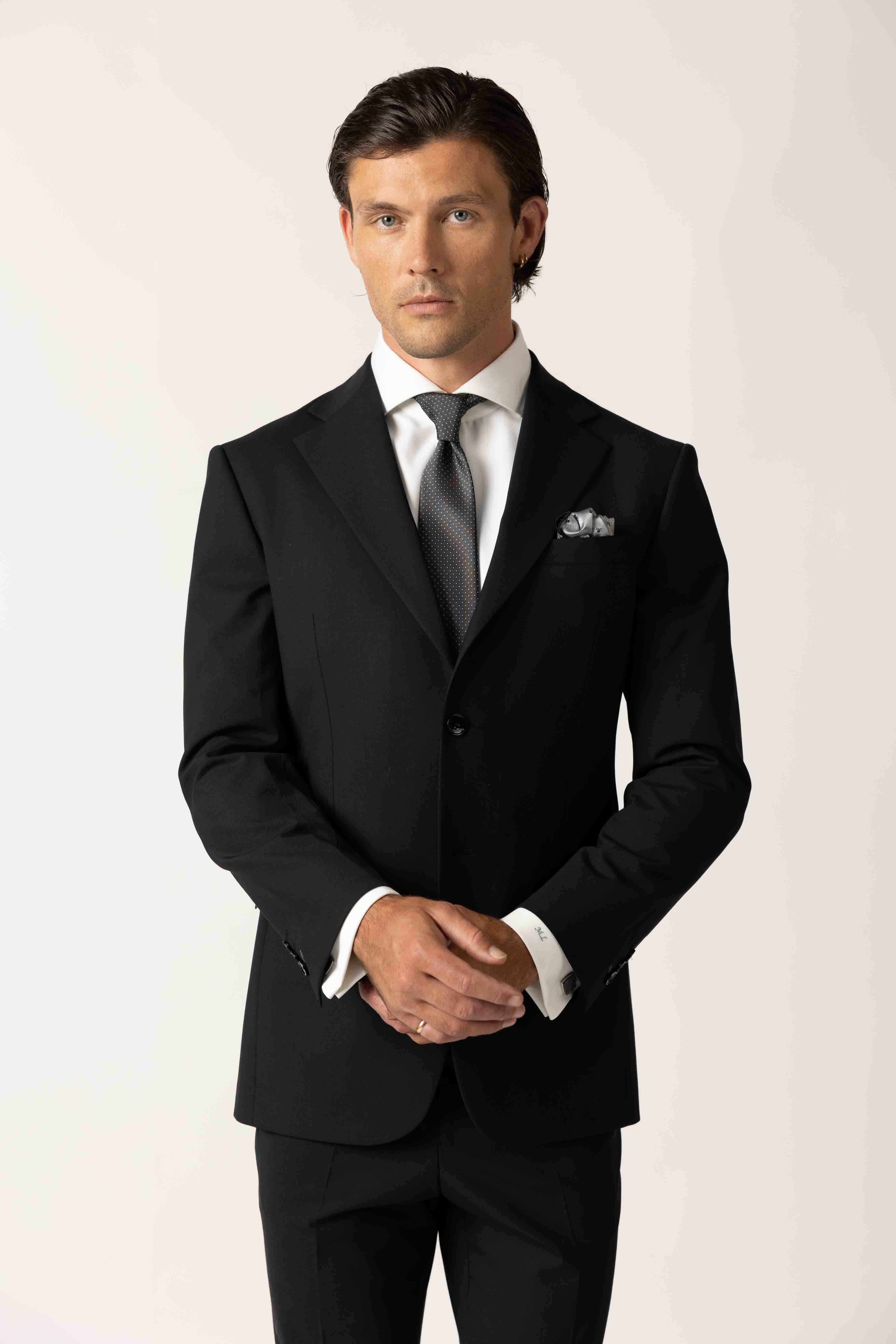 Classic Black Custom Suit