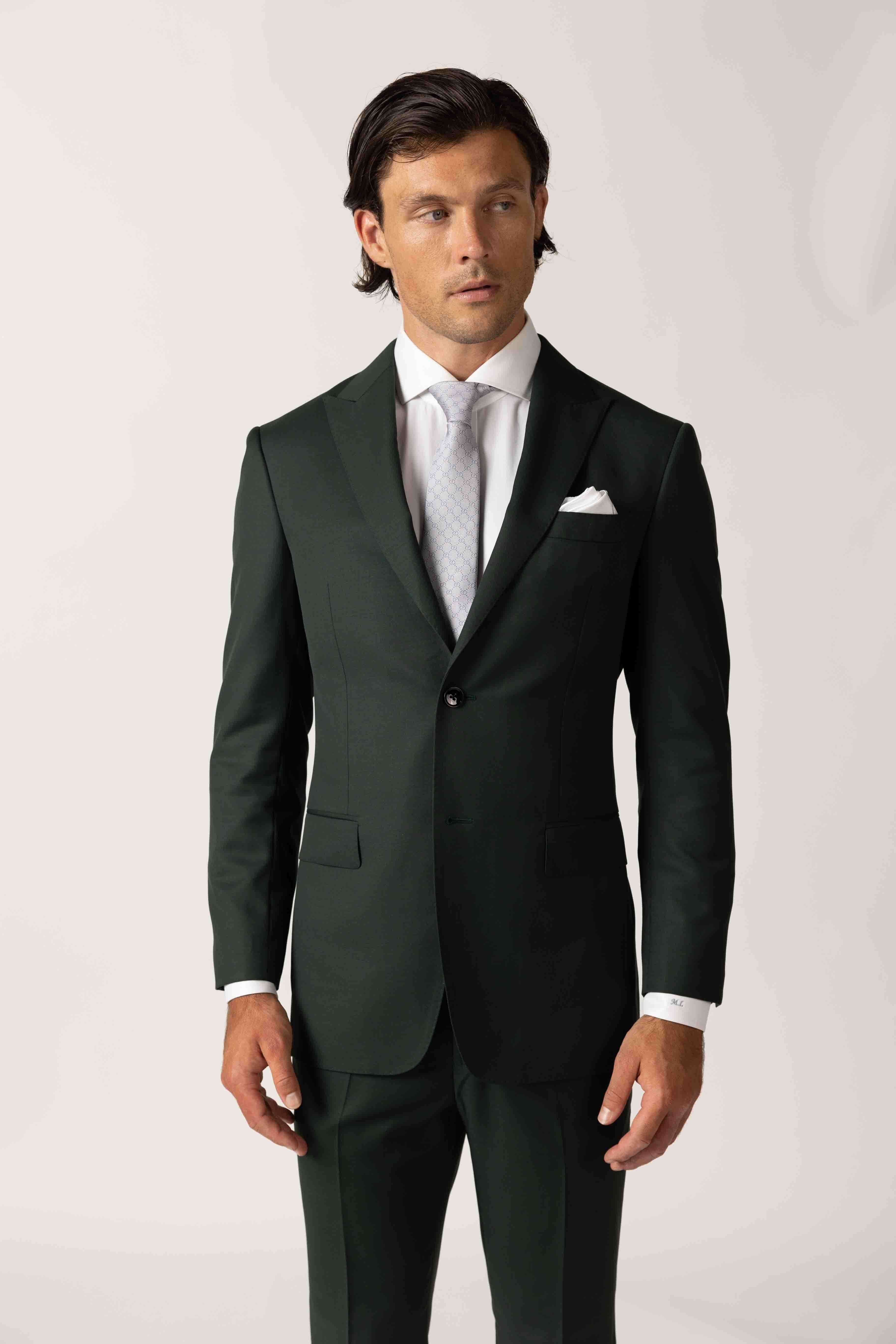 Classic Forest Green Tailored Suit
