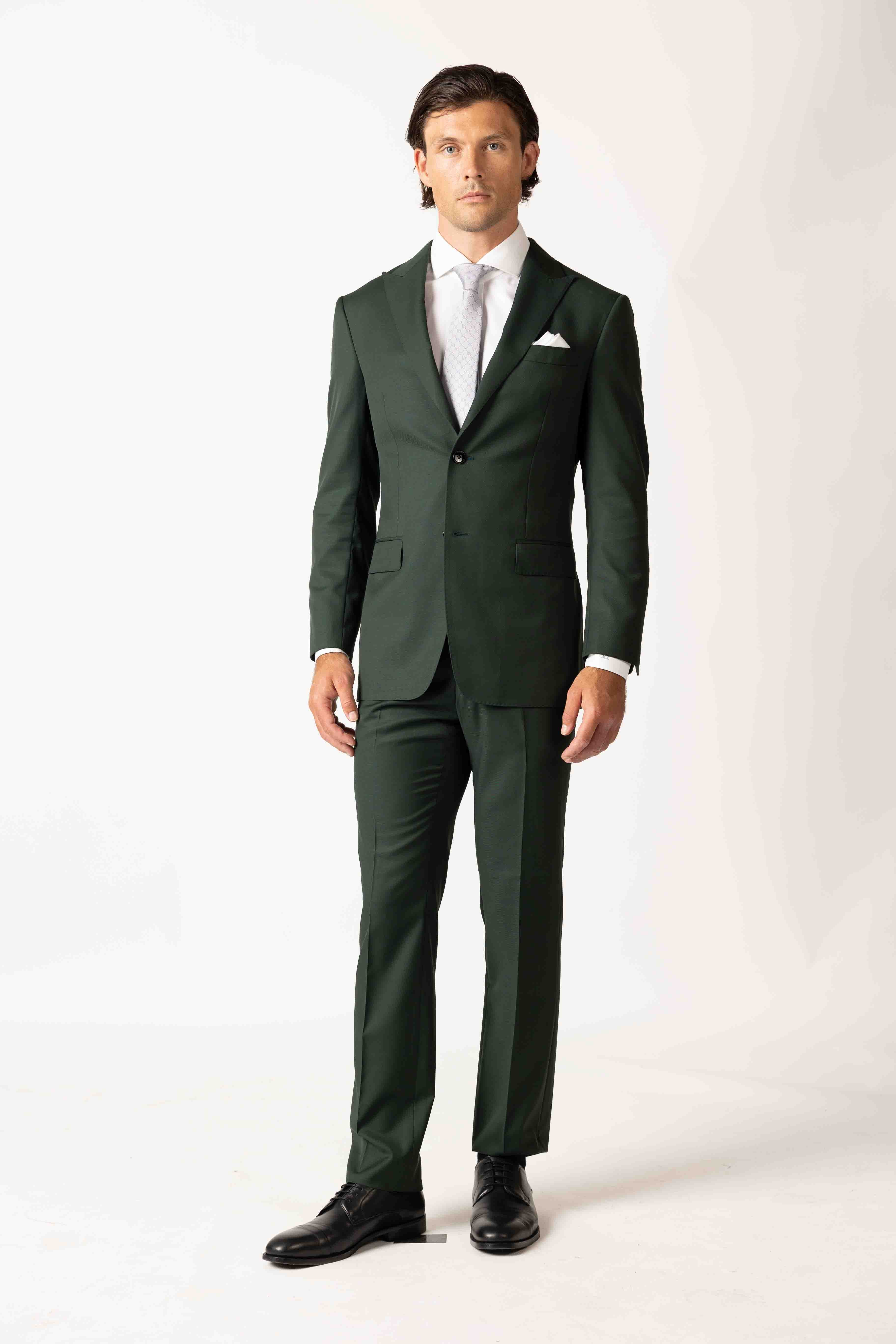 Classic Forest Green Tailored Suit