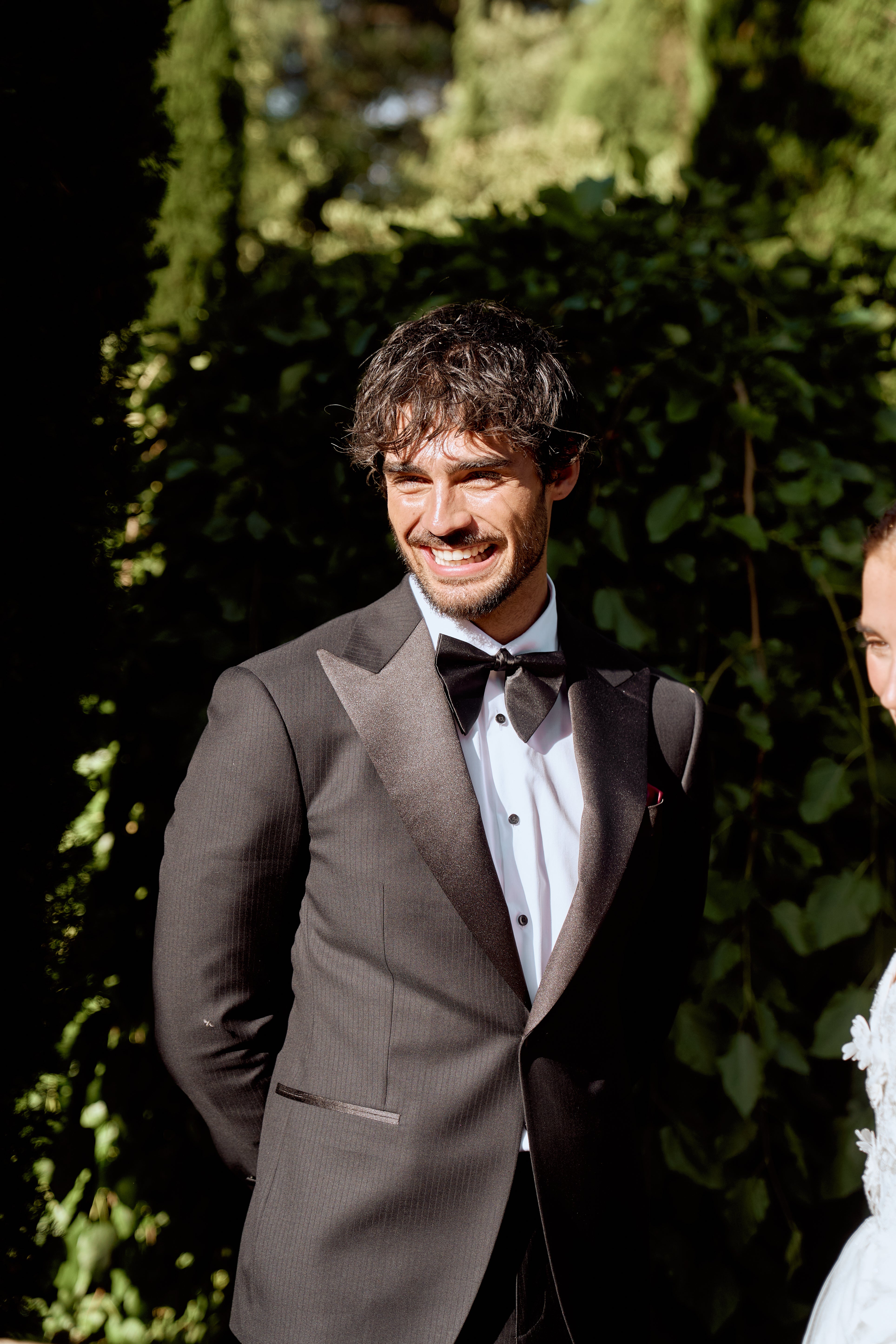 Midnight Black Custom Wedding Tuxedo