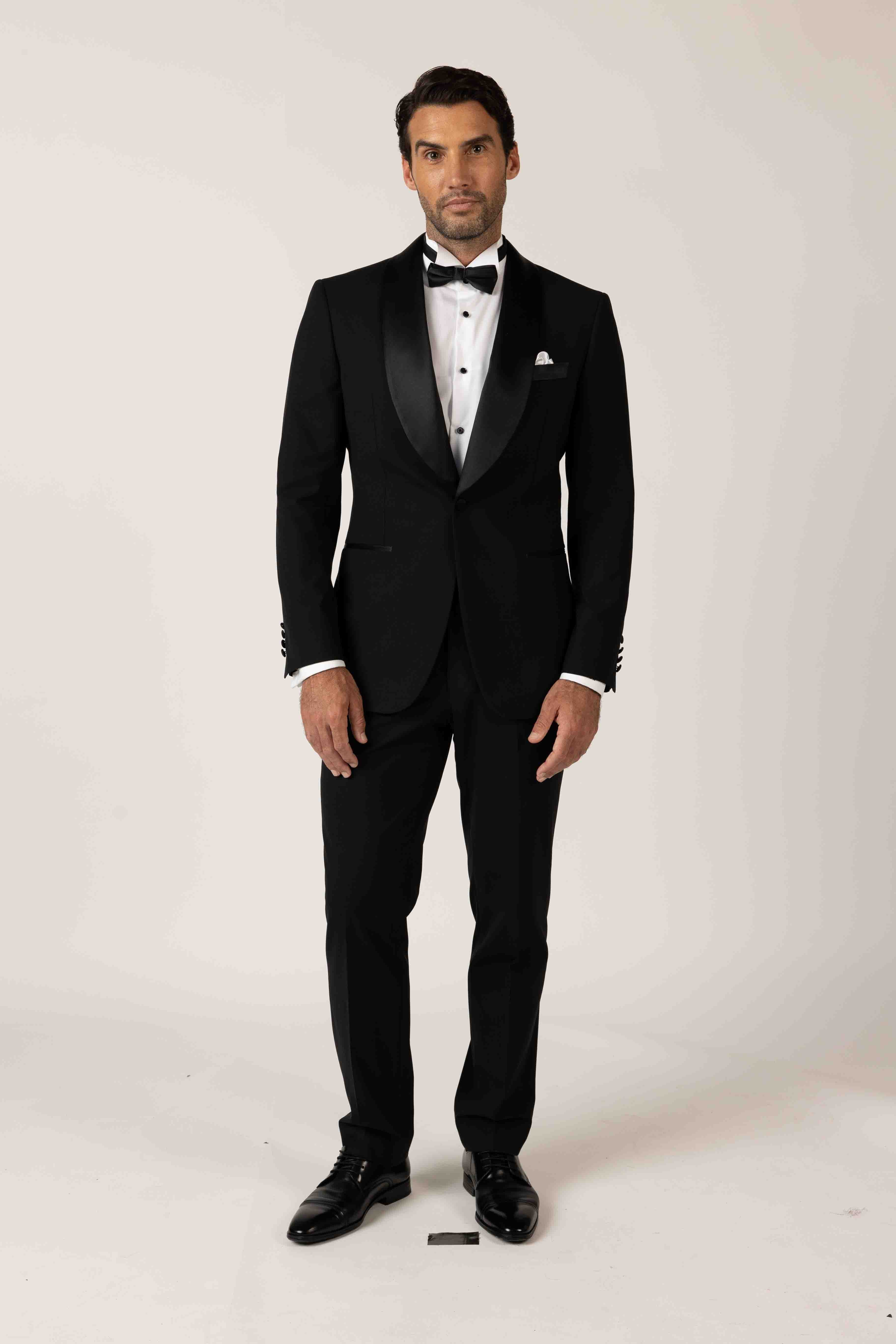 Black Custom Wedding Tuxedo