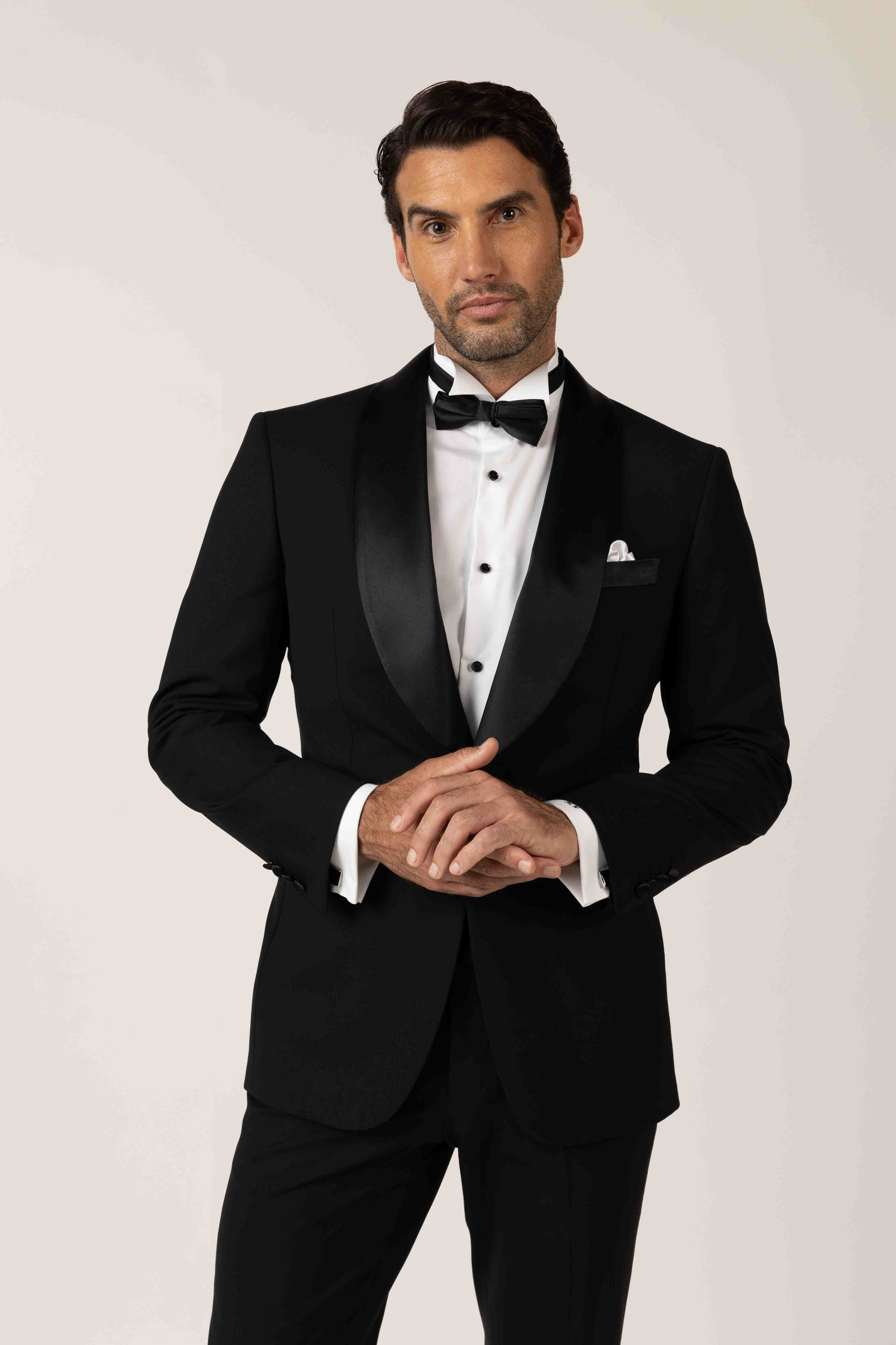 Black Custom Wedding Tuxedo