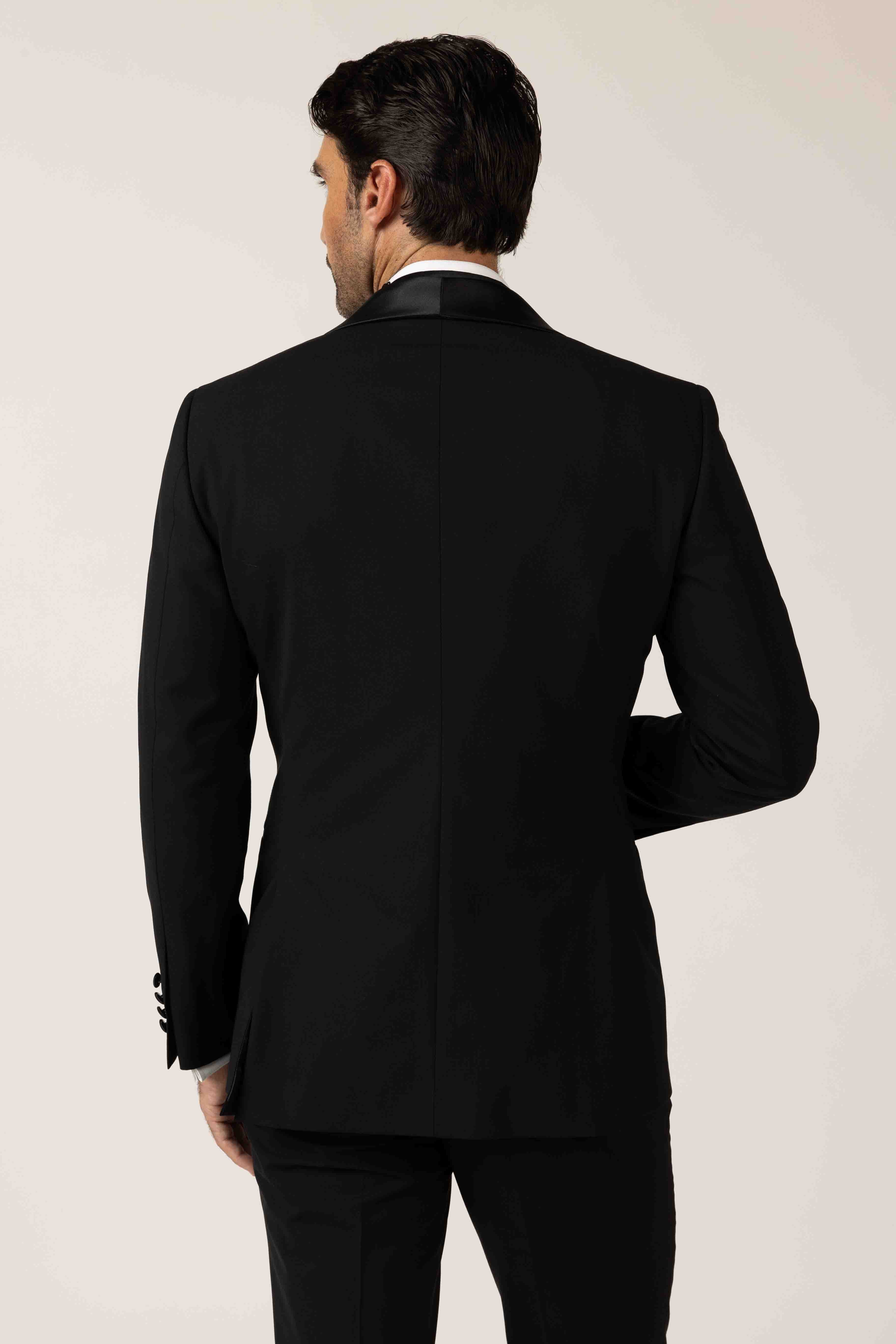 Black Custom Wedding Tuxedo