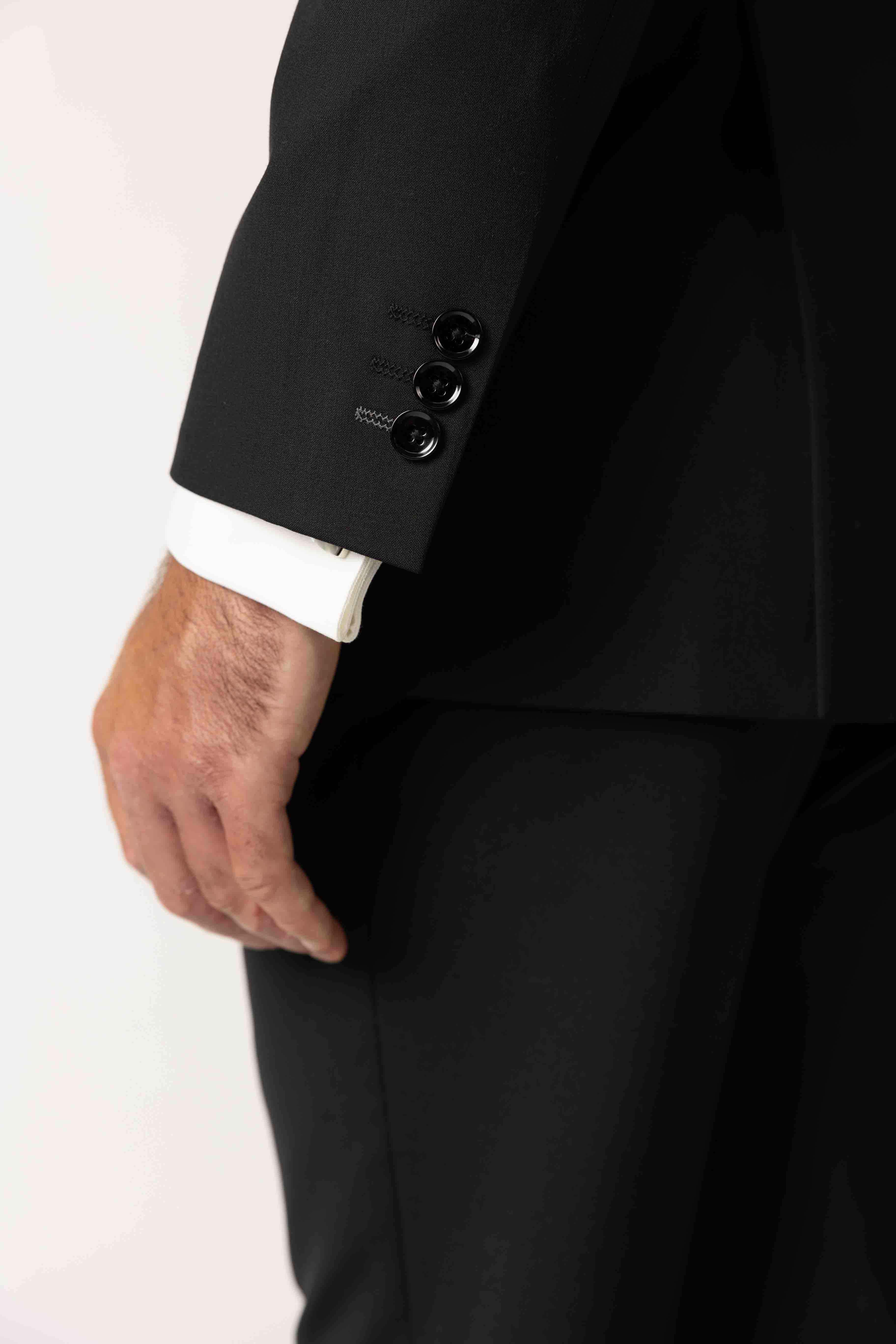 Classic Black Custom Suit