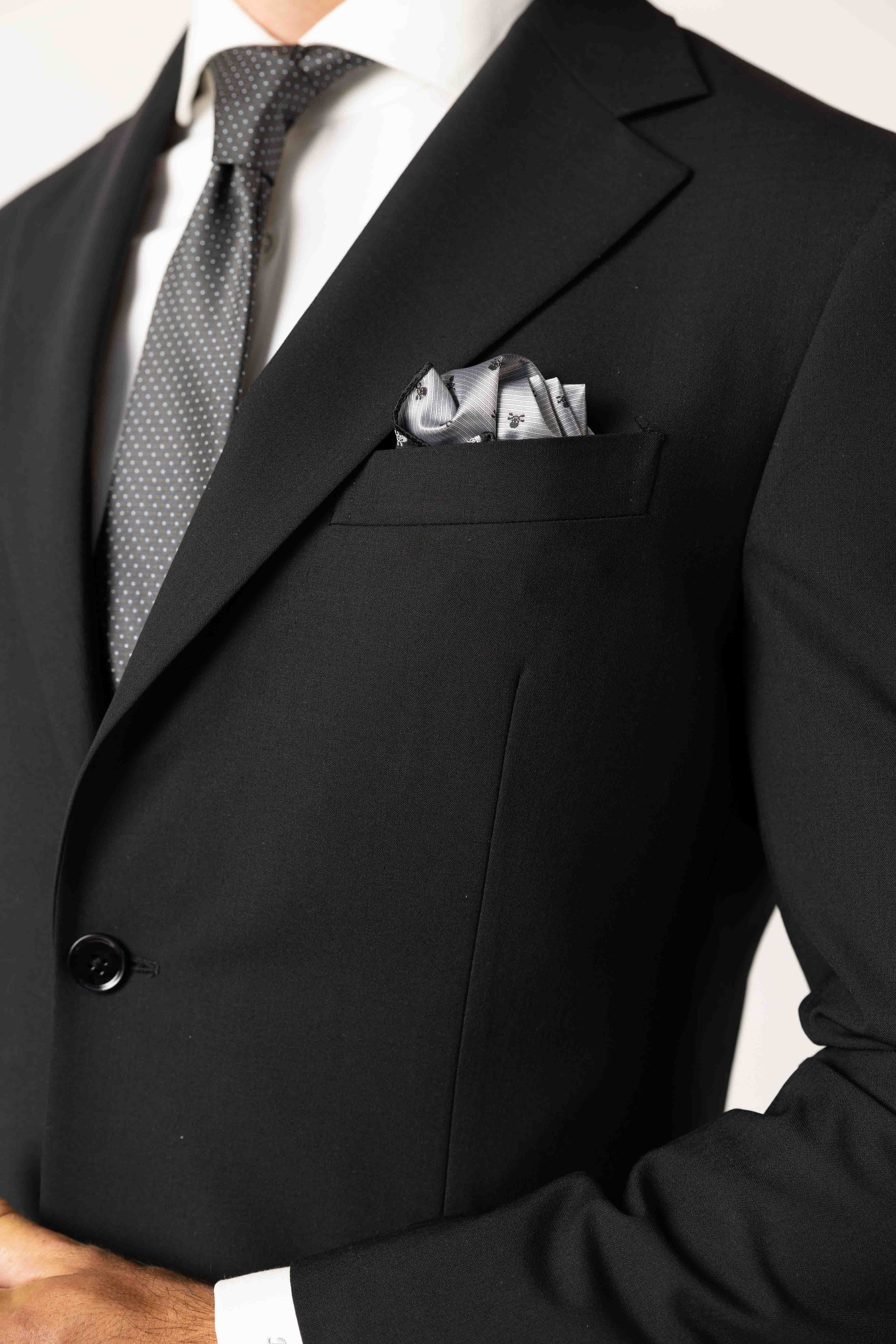 Classic Black Custom Suit