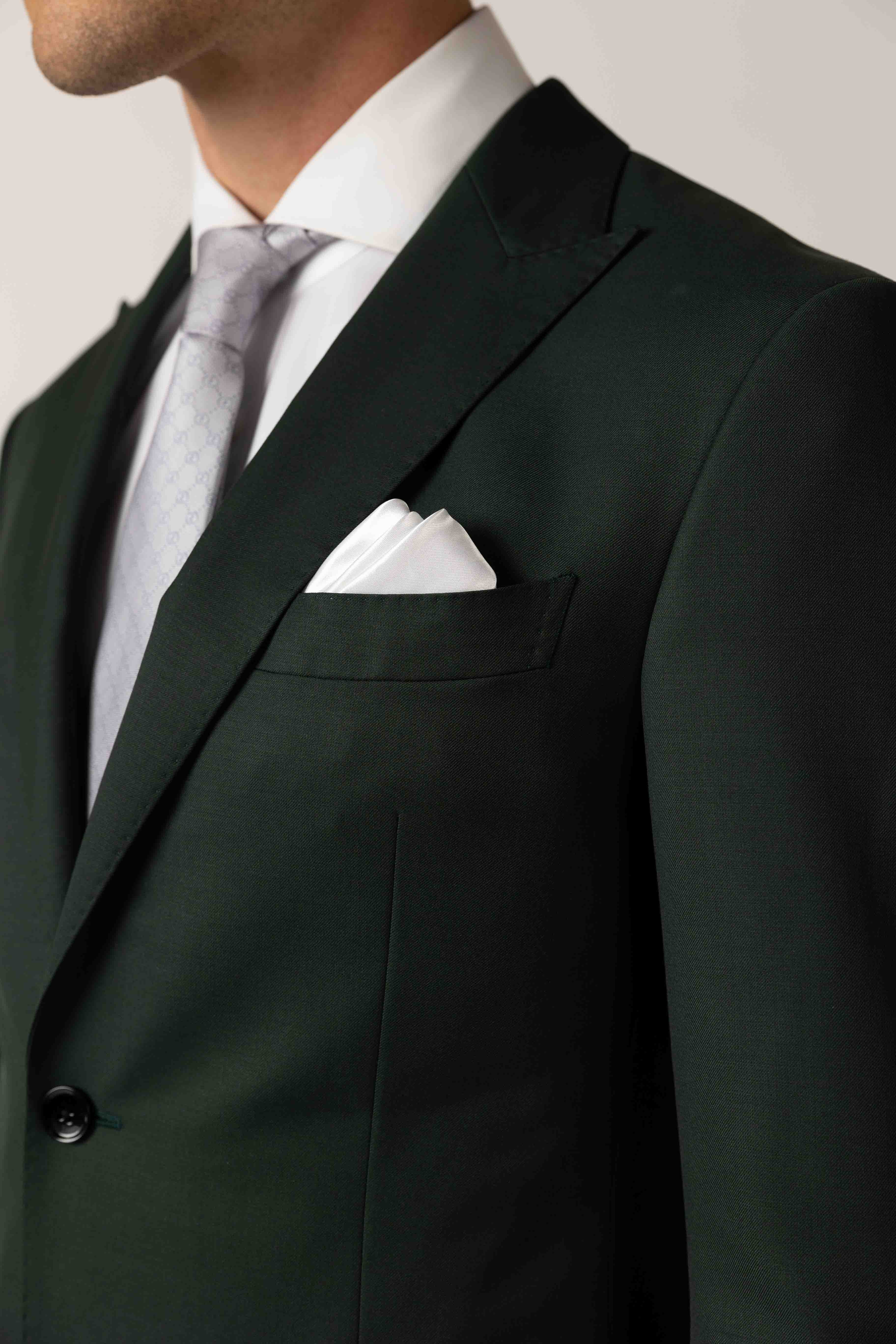 Classic Forest Green Tailored Suit