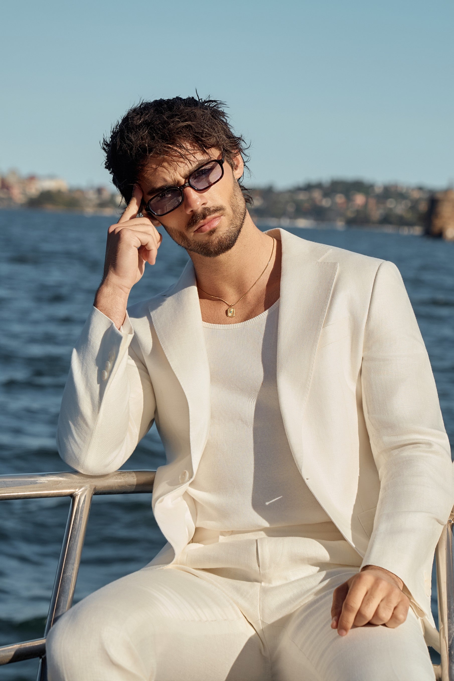 Classic Ivory Cream Custom Suit